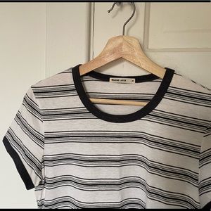 Marine Layer black & white striped tee